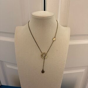 Lucky Brand Vintage ”Soleil “ Adjustable Lariat Necklace.